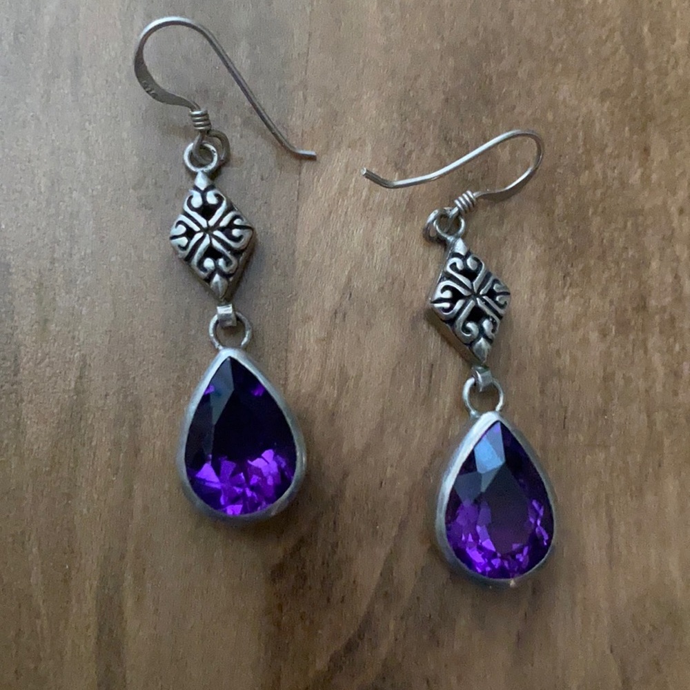 Beautiful pair of earrings.